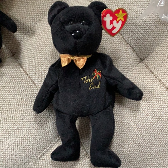 The End Original Beanie Baby and Original Teenie Beanie by Ty (1999) - Picture 2 of 16